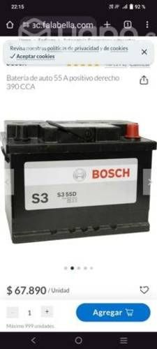 Batería de auto Bosch