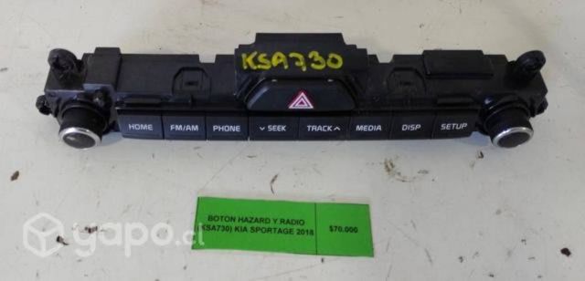 Boton Hazard y Radio (KSA730) Kia Sportage 2018