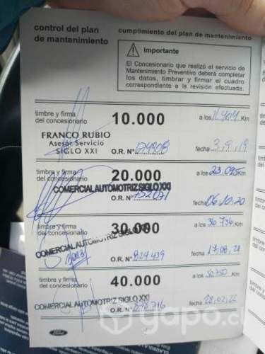 Ford Escape 2019 Unico Dueño