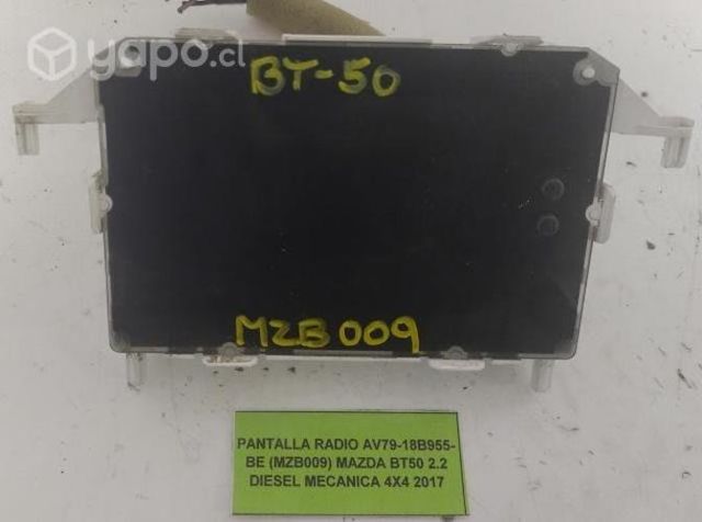 Pantalla Radio (MZB009) Mazda BT50 2.2 2017