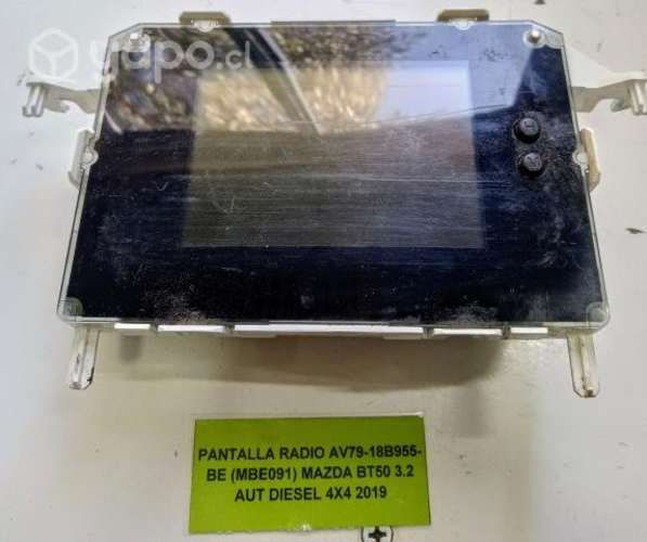 Pantalla Radio (Mazda BT50 3.2 AUT 2019