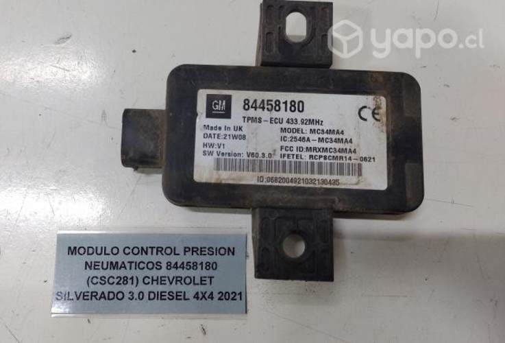 Modulo Control Presion Neumáticos 84458180
