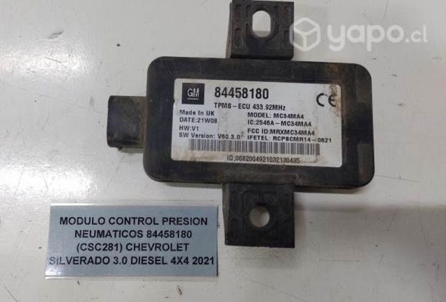 Modulo Control Presion Neumáticos 84458180