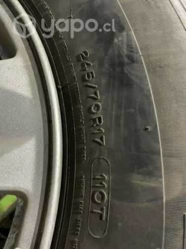 Llantas con neumáticos aro 17