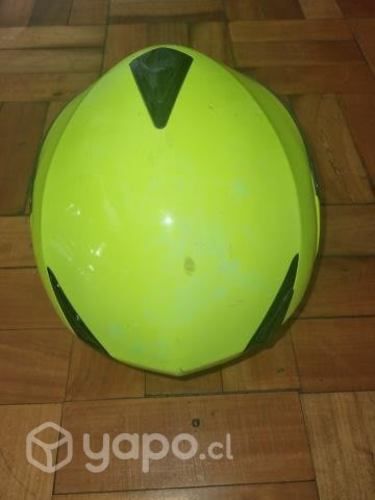 Casco abatible Airoh amarillo talla s