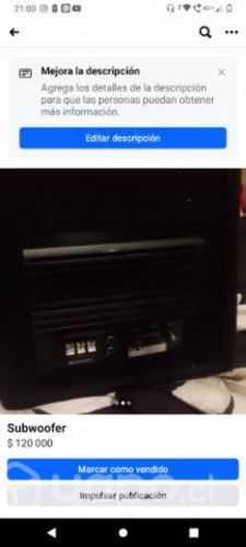 Subwoofer Sansui hima 250/10