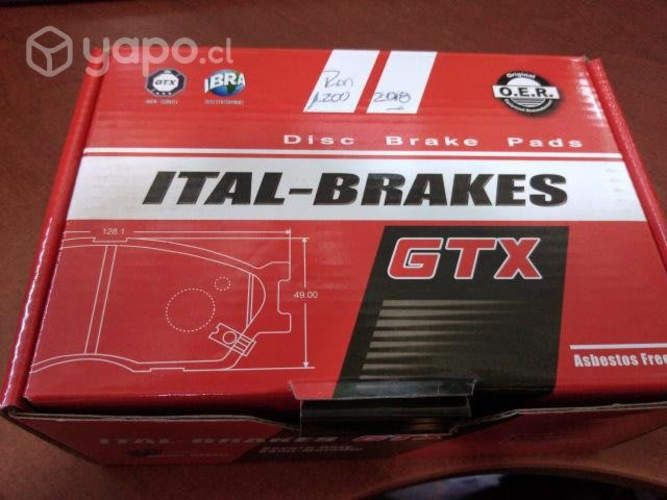 Pastillas de frenos Ram. 1.200