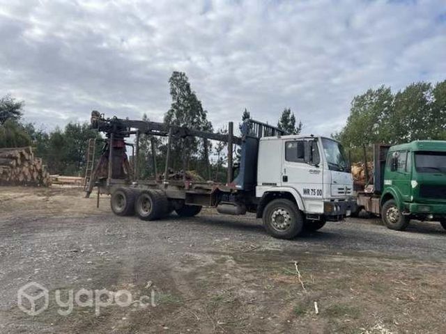 Mercedez Benz 2428 Forestal con grúa y carro