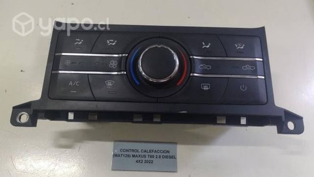 Control Calefaccion (MAT129) Maxus T60 2.8 Diesel