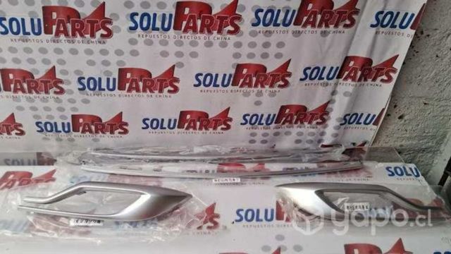 Cromado de parachoque trasero para baic x55