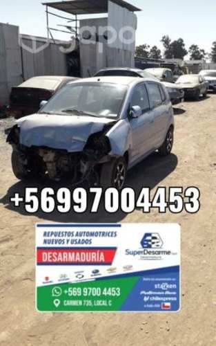 Puerta copiloto Kia morning año 2008 desarmaduría