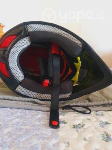 Casco O'neal + antiparra progrip