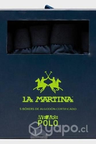 La Martina Pack De 5 Boxer Algodón Premium Hombre