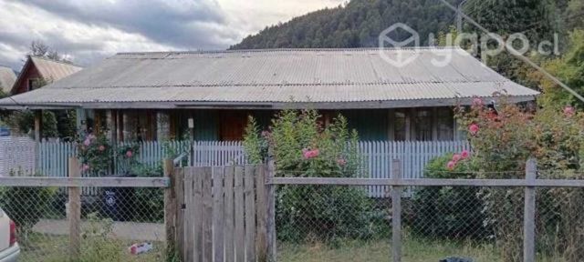 Se vende terreno con casa en Neltume