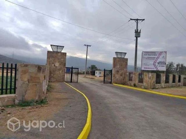 Vendo sitio en condominio - huaquen - la ligua