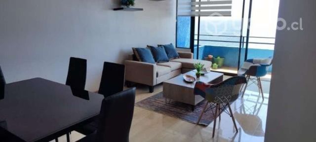 Arriendo amoblado frente al mar