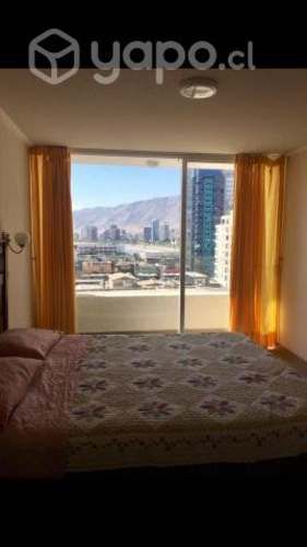 Departamento amoblado Edificio Península 1 Habitac