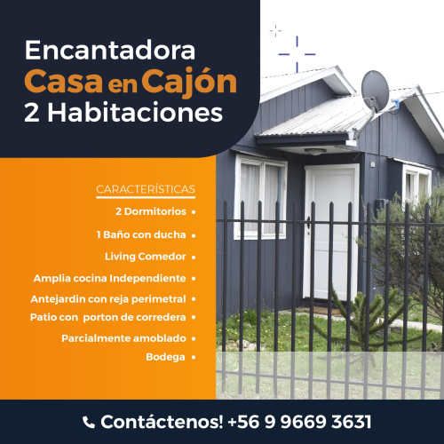 Acogedora casa en Cajón