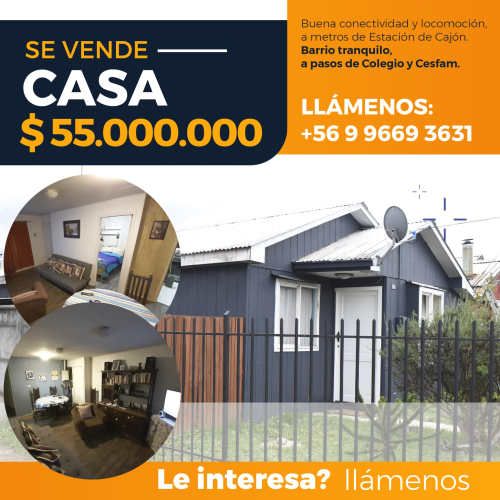 Acogedora casa en Cajón