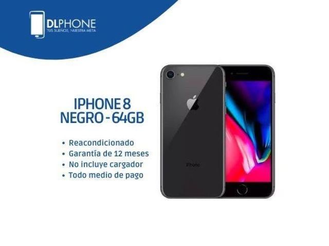 Iphone 8 64GB Negro Reacondicionado