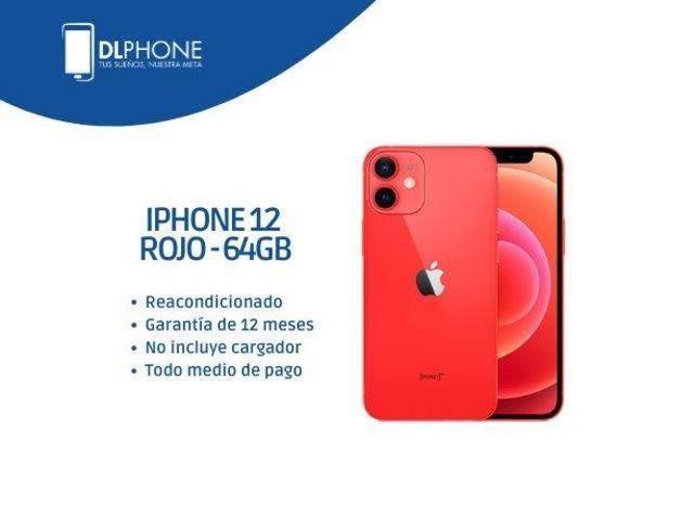 Iphone 12 64GB Rojo Reacondicionado