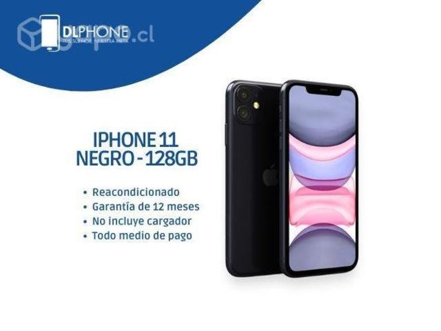 Iphone 11 128GB Negro Reacondicionado
