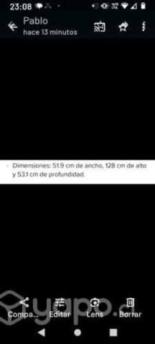 Refrigerador Hisense rojo.pequeño