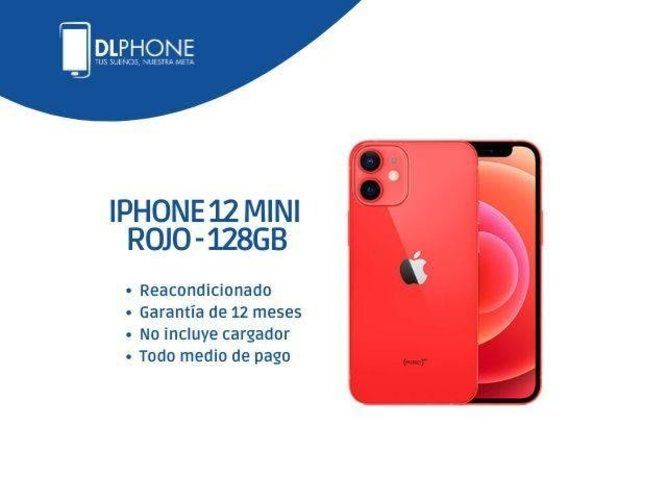 Iphone 12 Mini 128GB Rojo Reacondicionado