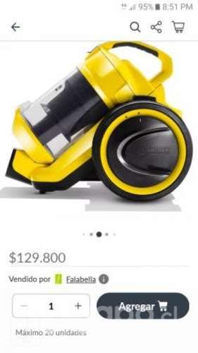 Aspiradora katcher vc3 ciclonica como nueva