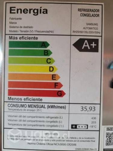 Refrigerador Samsung side by side 639 litros