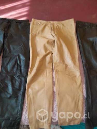 Pantalones de cuero