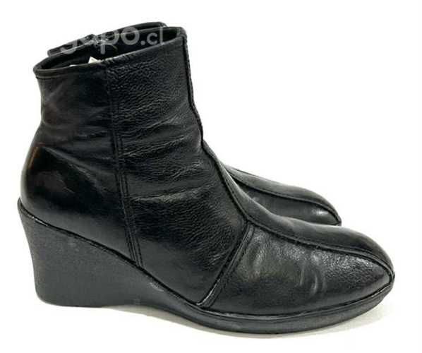 Botín Taco Chino 100% Cuero Marca Carrano N*39