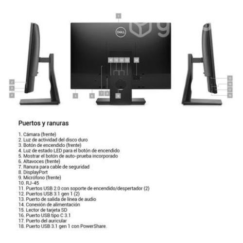 AIO DELL 5260 i3 8G 1000 HHD