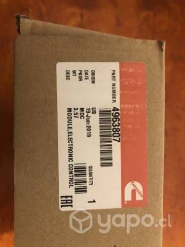 Computador cummins ecm cm876 4963807 4963808