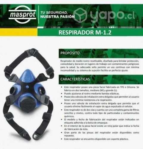 Mascarilla con filtros Masprot