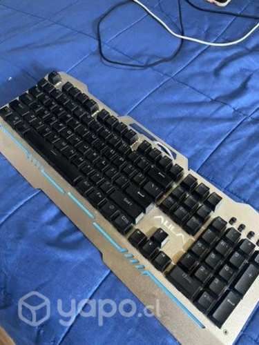 Teclado mecánico de aluminio
