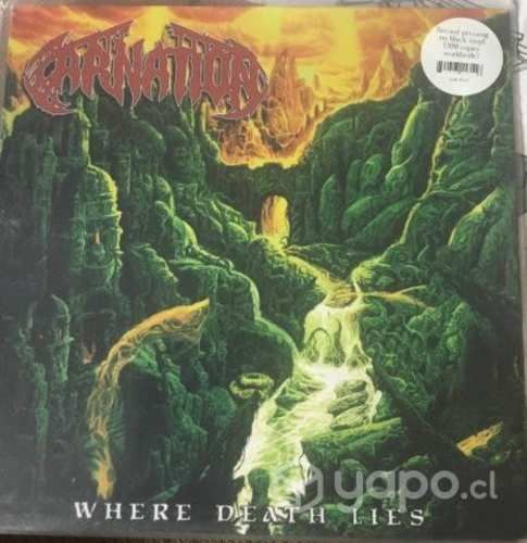 Carnation Where Death Lies (vinilo) LP Death Metal