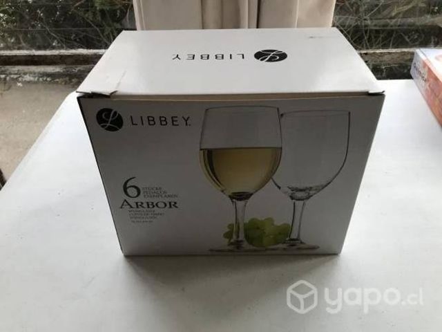 Copas de vino libbey