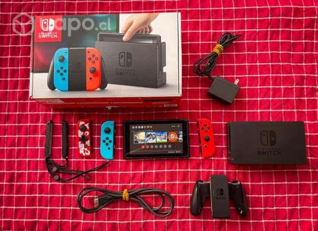 Nintendo Switch Neon version original + Splatoon 3