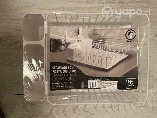 Secaplato con porta cubiertos NUEVO