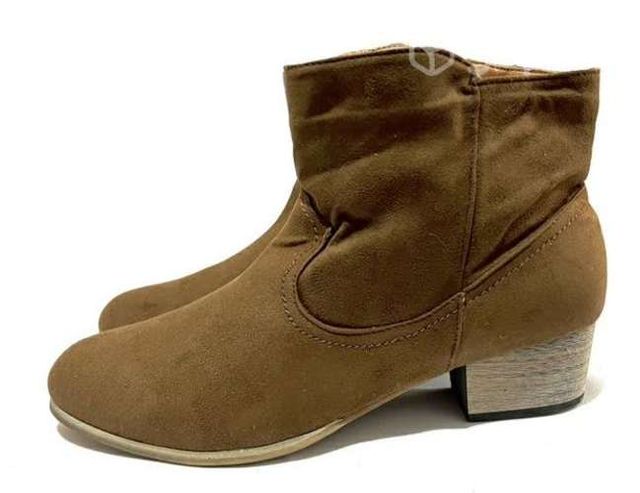 Botín 100% Tela Marca Dom N*40 Café