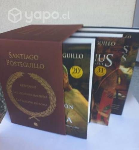 Pack de tres Santiago Santiago Posteguillo