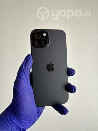 IPhone 15 ESIM Negro Matte, seminuevo sin caja