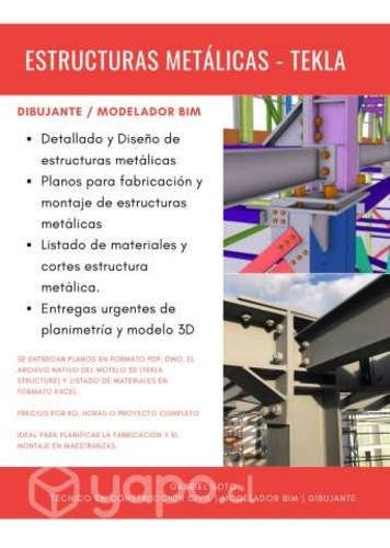 Modelo 3D para Maestranza/Estructura metálica