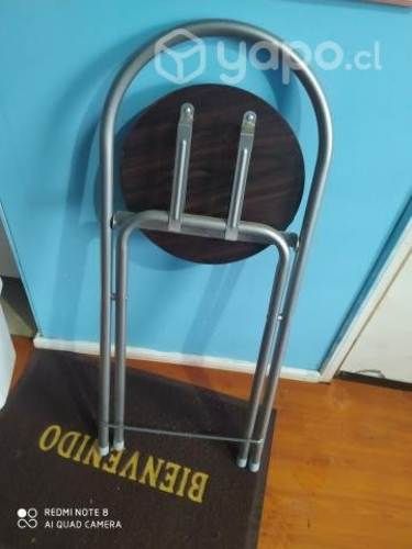 Calentador a gas y bancos