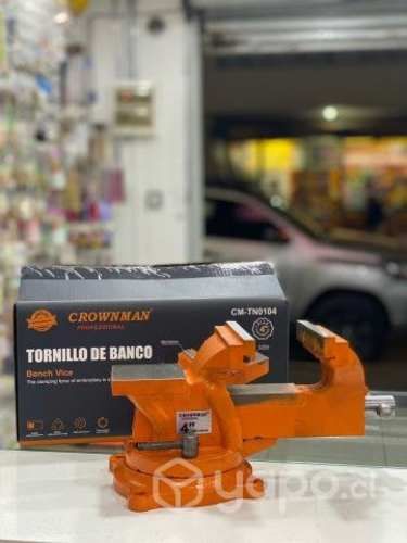 Tornillo de Banco 4" CROWNMAN