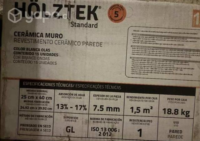 Ceramicos muro en caja , adhesivo ac, internit