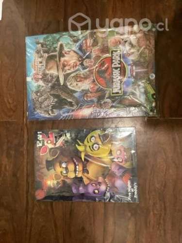 Cuadro de jurrasic park y fnaf