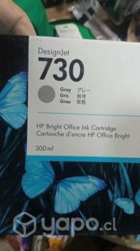 Tintas hp 730 colores originales de 300ml