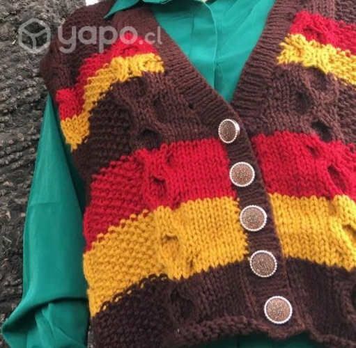 Chaleco Tejido sin mangas talla L